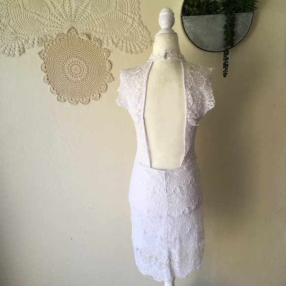 Free People Daydream Bodycon open back lace slip - Picture 5 of 8